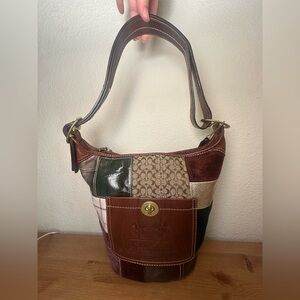 Coach Limited Edition Holiday Patchwork Bleecker